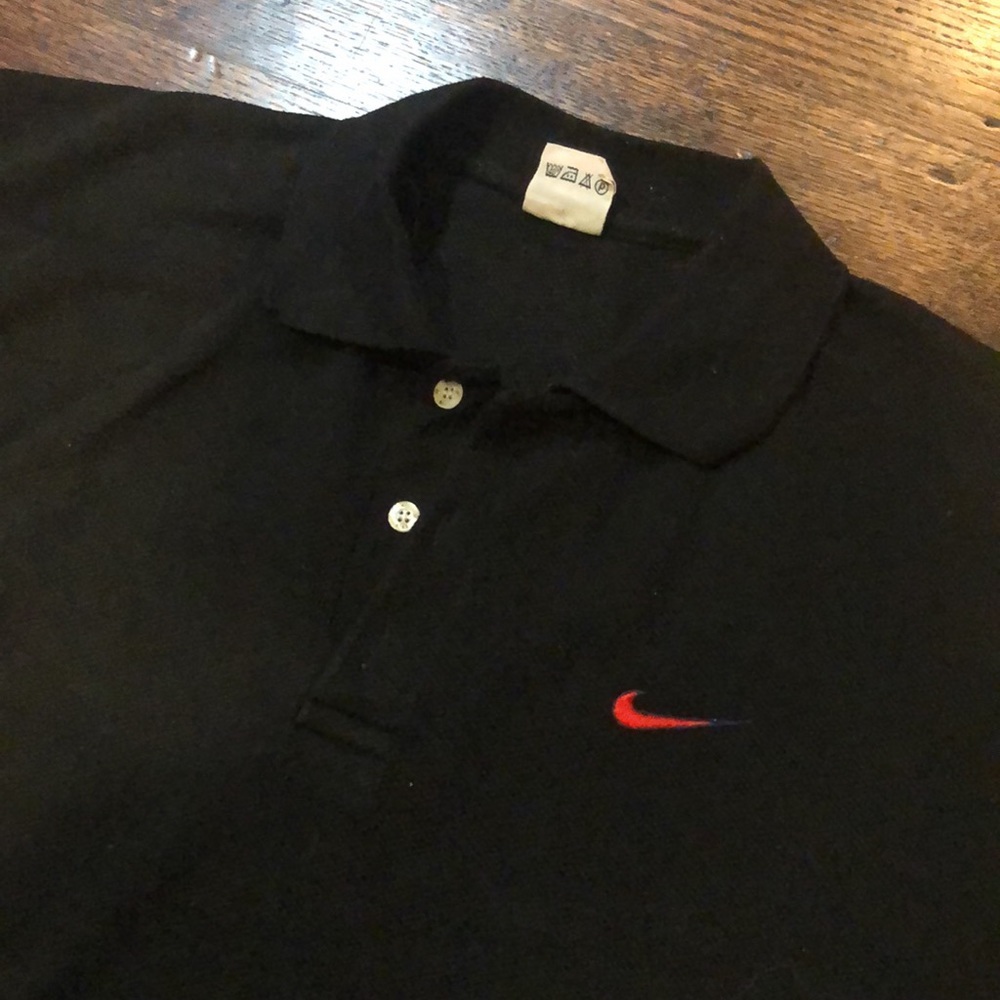 Nike black textured polo - Picture 2 of 4